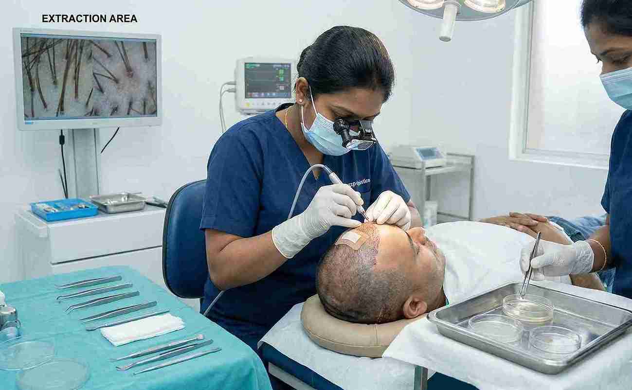 Donor Hair Extraction
